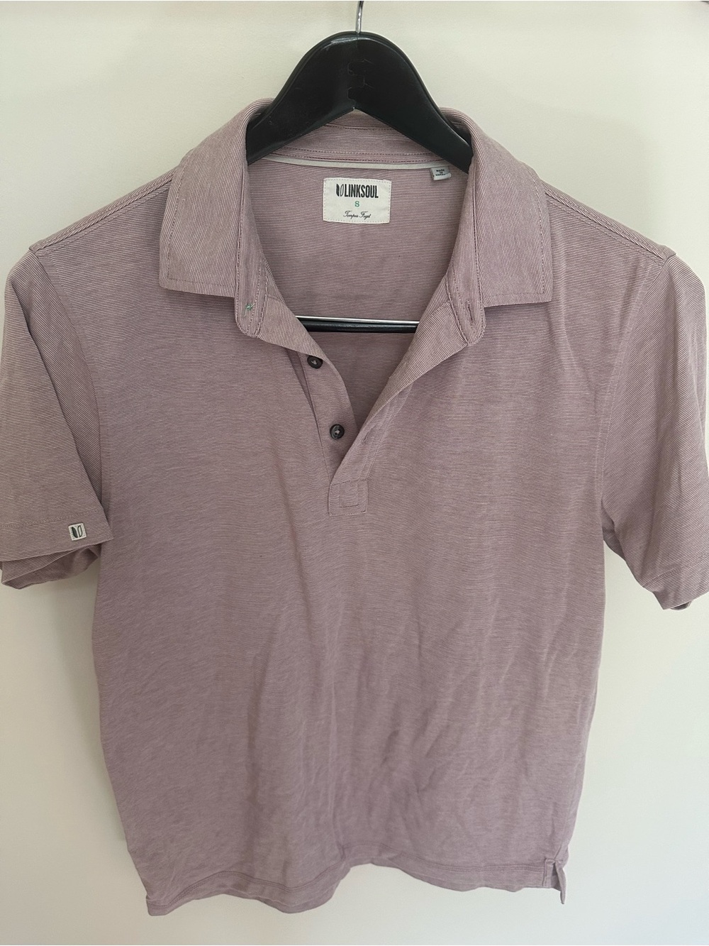 Linksoul Men's Polo in Dusty Mauve